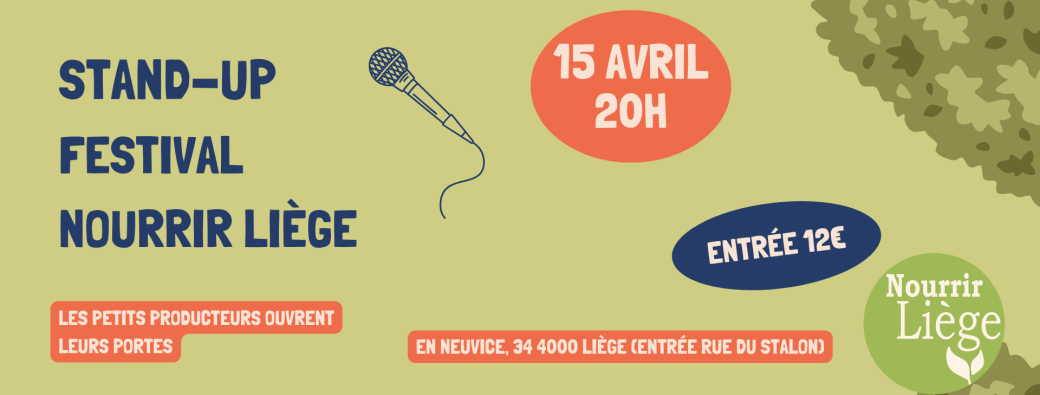 STAND-UP FESTIVAL NOURRIR LIÈGE - OCC x Les Petits producteurs | Liège - Magasin en Neuvice