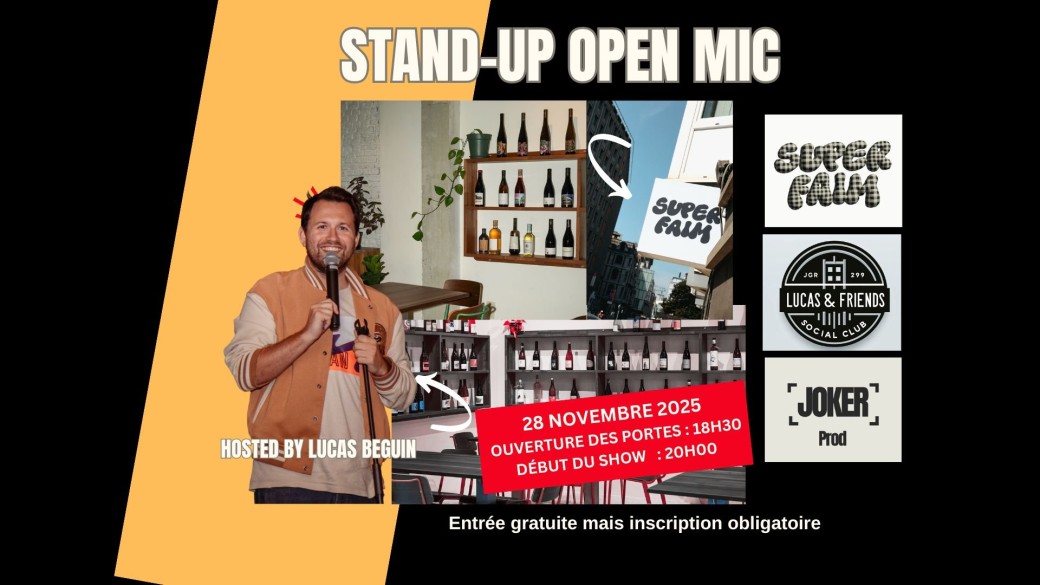 Stand-up "Open Mic" chez Superfaim