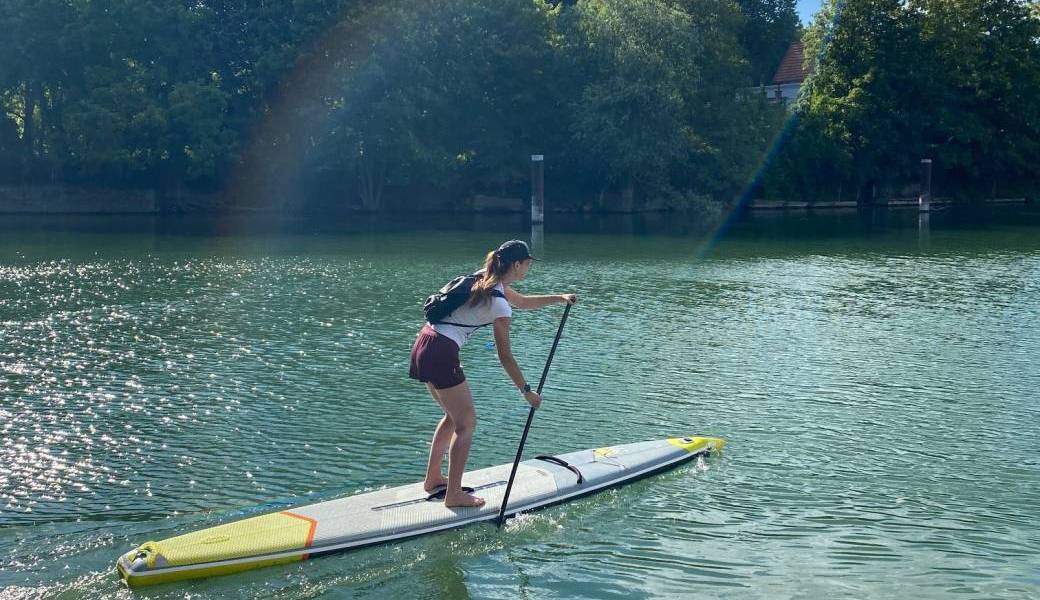 Stand-up paddle sur la Marne