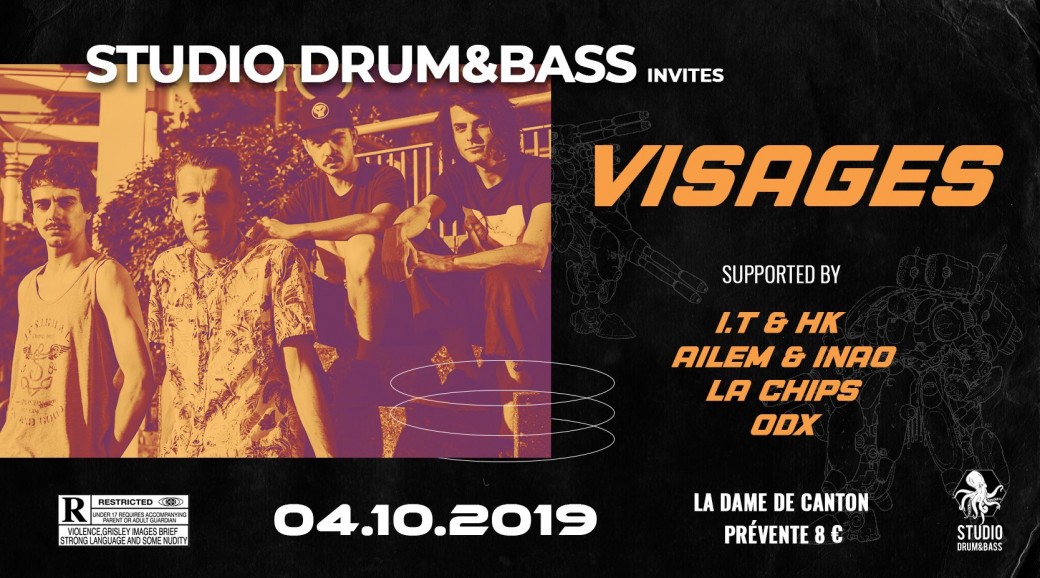 Studio Drum and Bass invites Visages