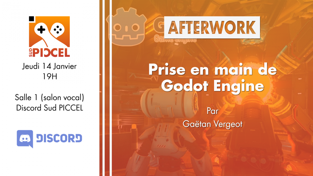 Sud PICCEL - Prise en main de Godot Engine avec Gaëtan Vergeot