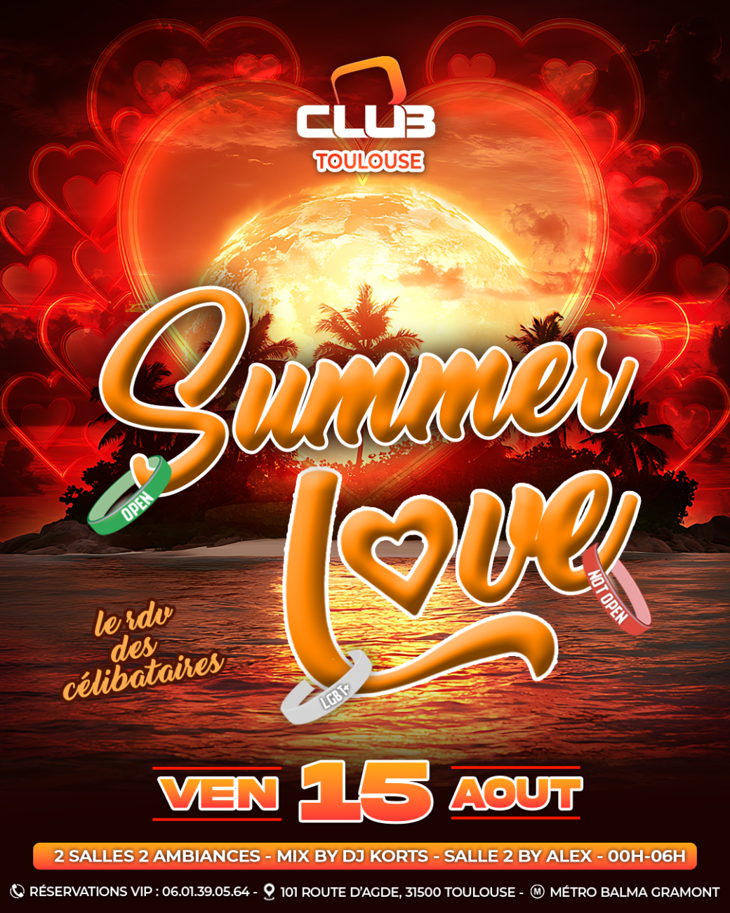 SUMMER LOVE - Free Pass 00H-01H 