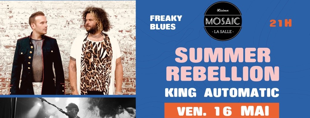 SUMMER REBELLION + King Automatic // MOSAIC LA SALLE