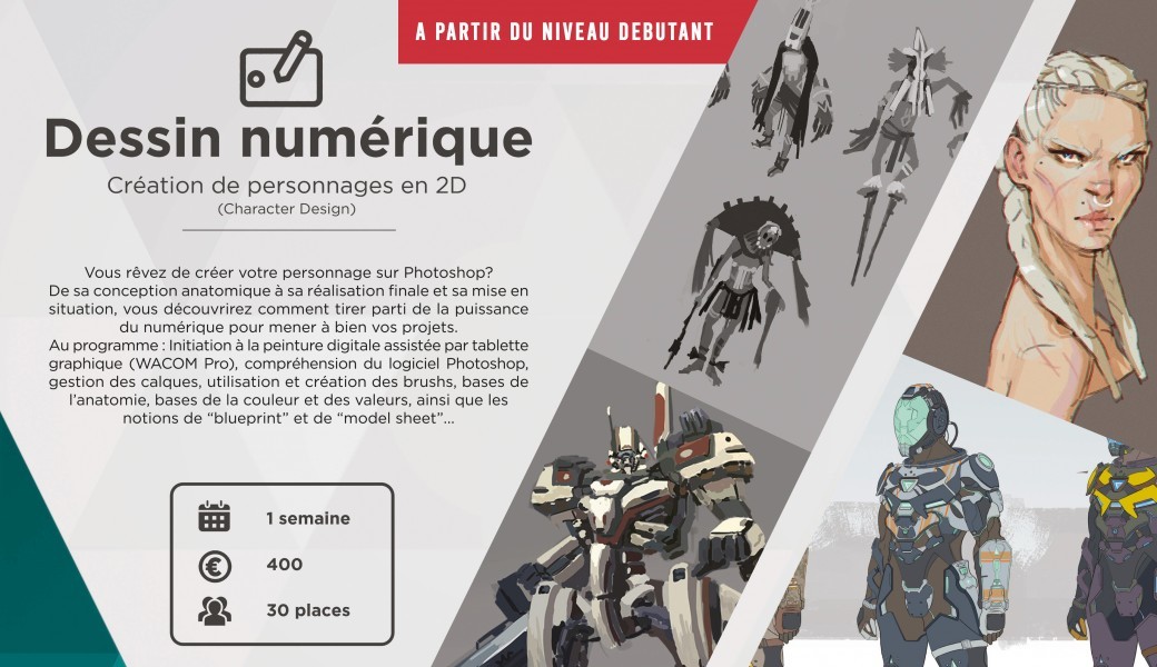 Summer School 2022 - Character Design Numérique S1