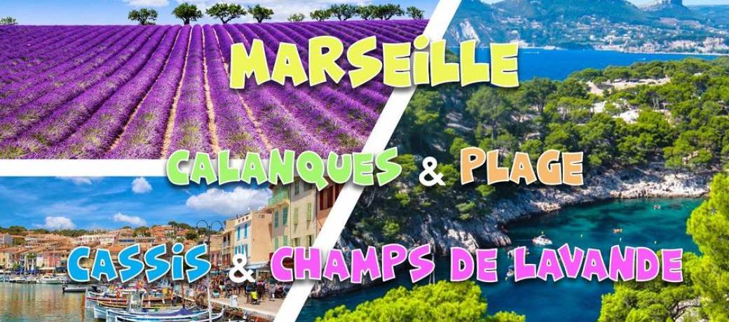 Summer weekend Marseille, Calanques, Champs Lavande, Plage - 23+24+25 juillet