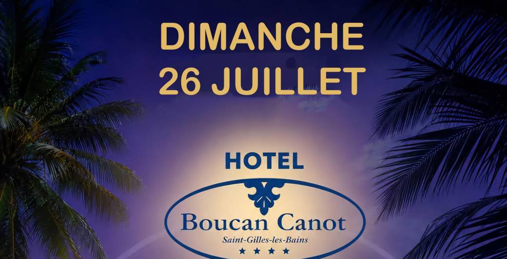 Sunset SBK hotel boucan canot DIMANCHE 26 JUILLET de 17h à 21h