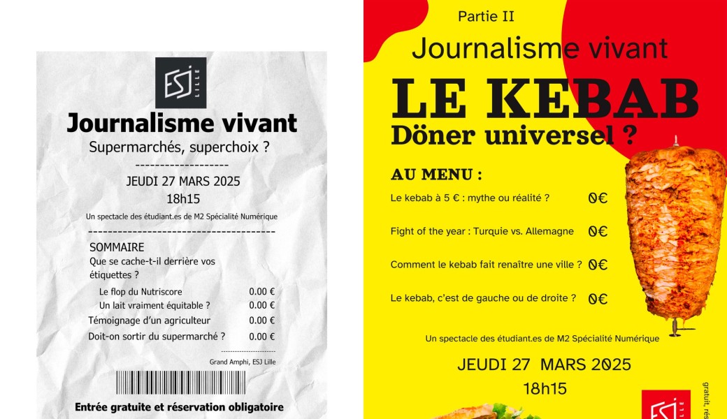 “Supermarché, superchoix ?” et “Kebab : döner universel”.