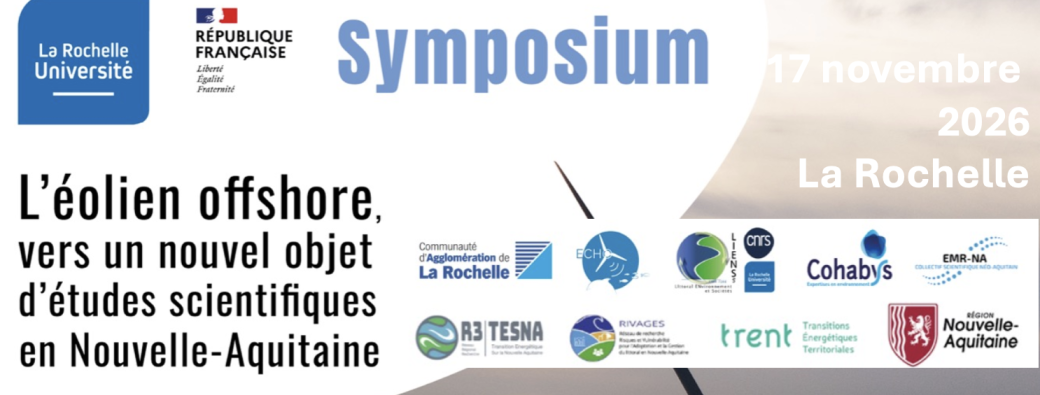 Symposium : L’éolien offshore, vers un nouvel objet d’études scientifiques en Nouvelle-Aquitaine