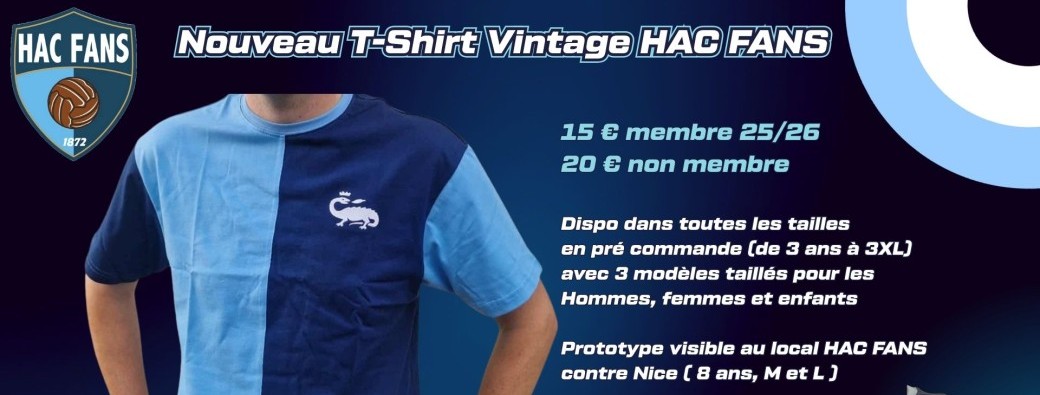 T-shirt réplica HAC FANS