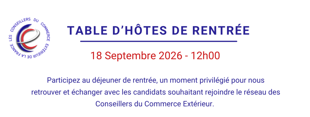 Déjeuner de rentrée