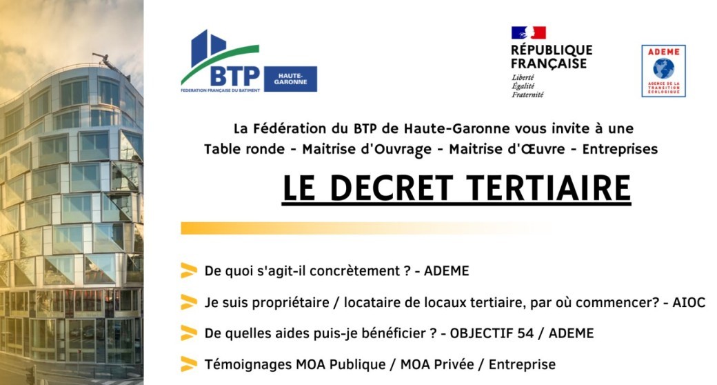 Table ronde - Décret Tertiaire