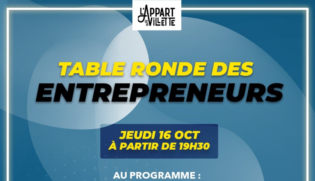 Table ronde des entrepreneurs