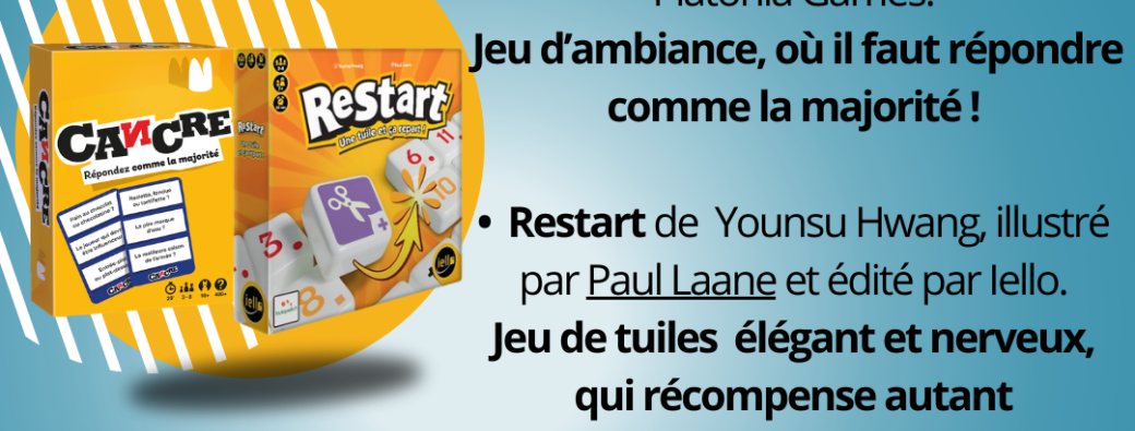 Tables Ouvertes - Nouveautés