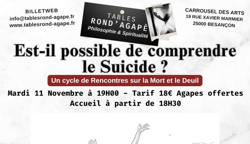 Tables Rond'Agapè : Comprendre le Suicide