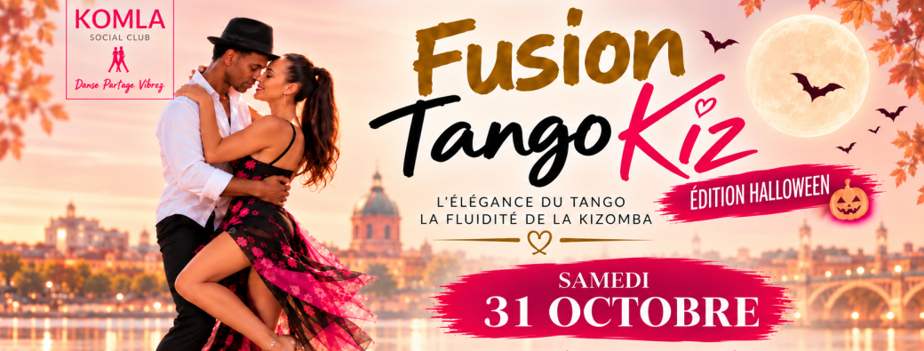 TangoKiz Toulouse - stages et sociale - 31 octobre 2026