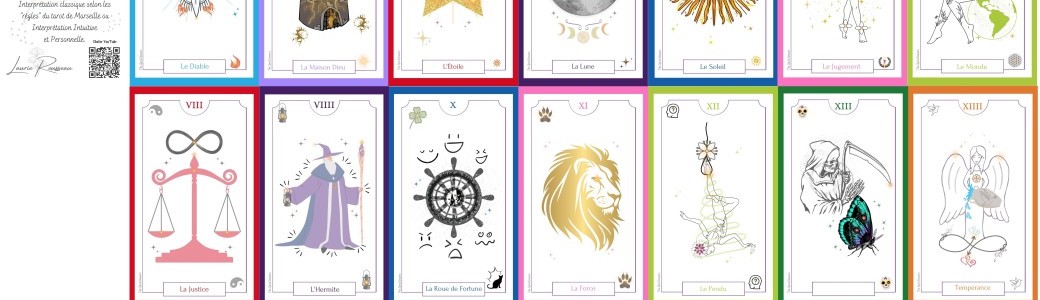 Jeu Tarot : Les Doubles Arcanes majeurs 