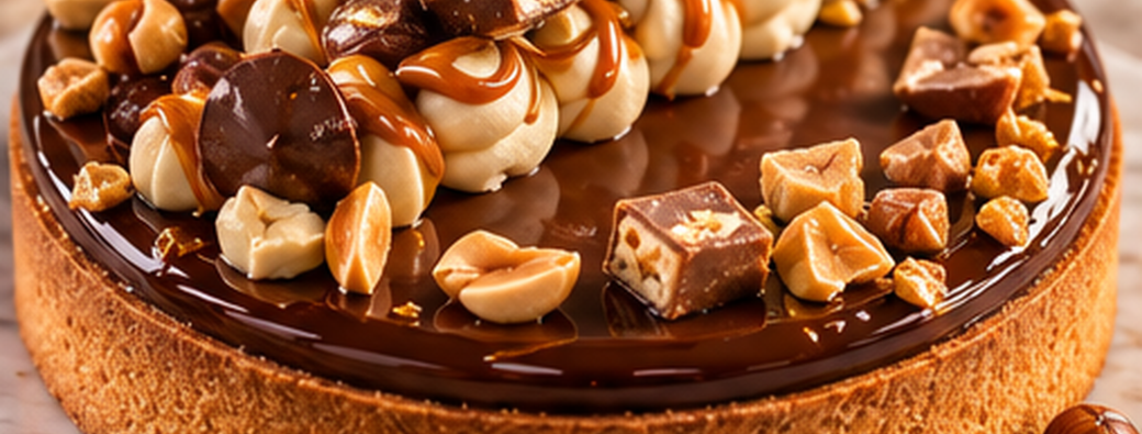 Tarte façon "Snickers"