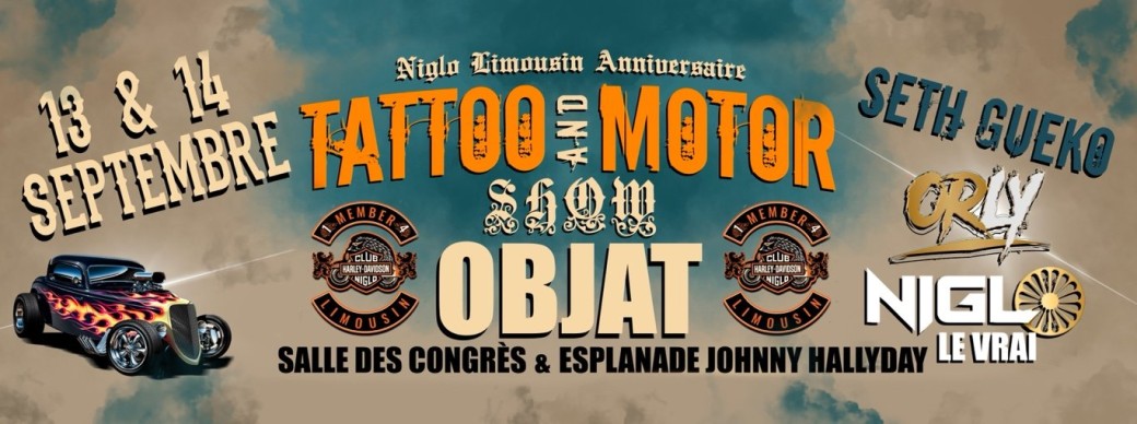 Tattoo and motor show 2024 HDC NIGLO LIMOUSIN