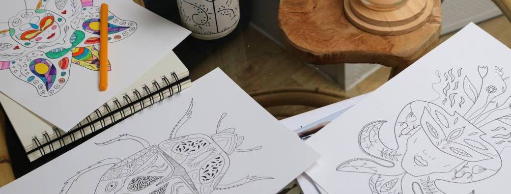 Tea-time et Coloriage 