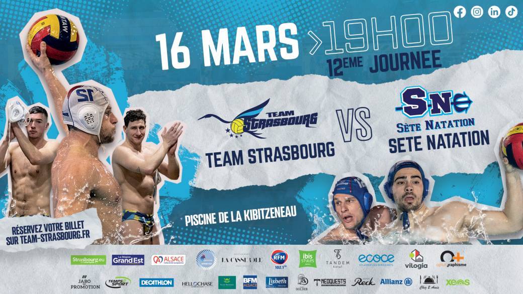 Team Strasbourg - Sète Natation