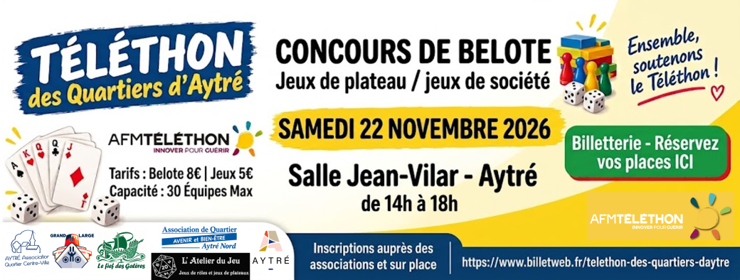Téléthon des quartiers d'Aytré
