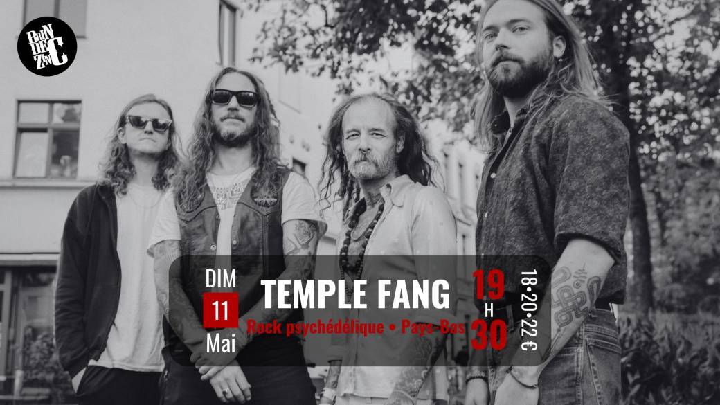 TEMPLE FANG (Rock psychédélique • Pays-Bas) TEMPLE FANG (Rock psychédélique • Pays-Bas)