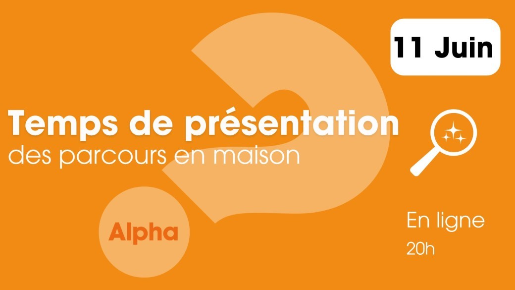 Temps de présentation des parcours en maison - 11 juin 2026 