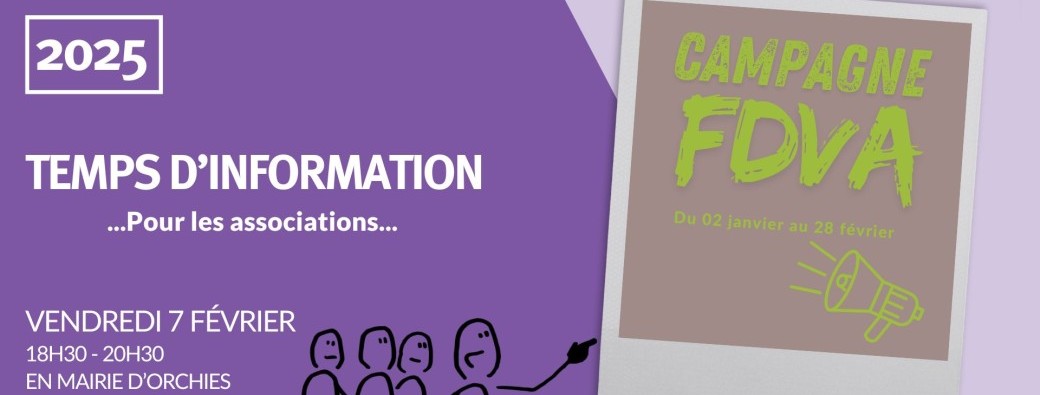 TEMPS D'INFORMATION FDVA 2025 - CCPC