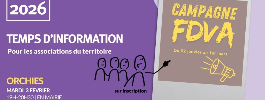 TEMPS D'INFORMATION FDVA 2026 - ORCHIES
