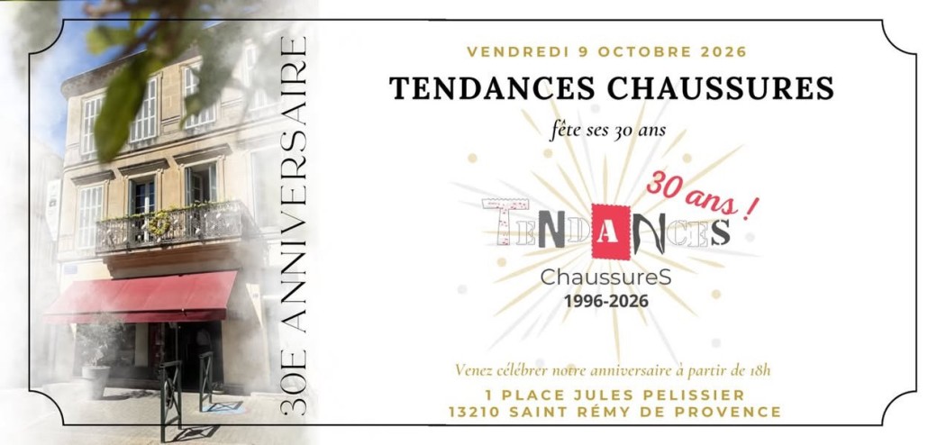 Tendances Chaussures fête ses 30 ans