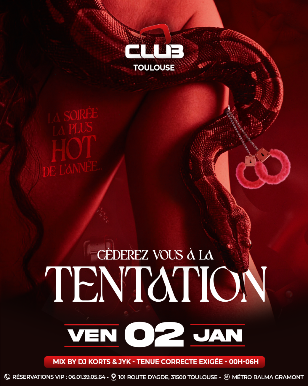 TENTATION  - FREE PASS 00H-01H