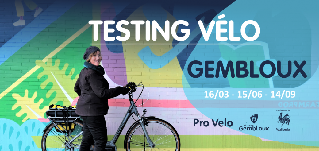 Testing vélo Gembloux 2022