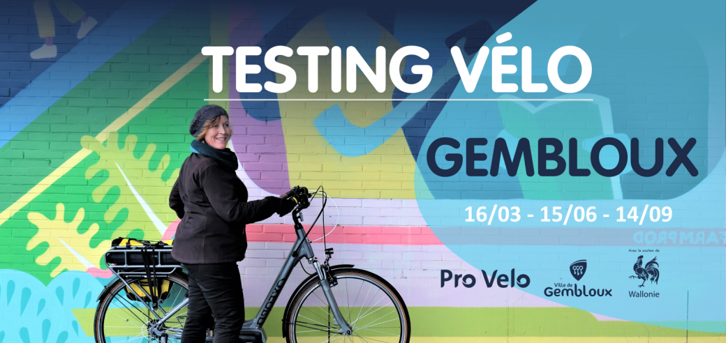 Testing vélo Gembloux 2022 Testing vélo Gembloux 2022