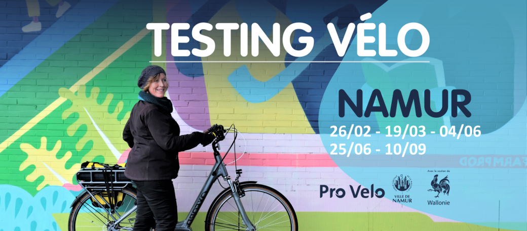 Testing vélo Namur 2022