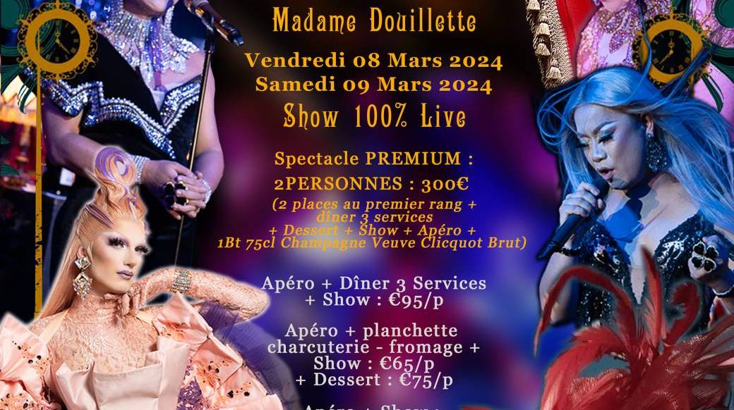 The Barnum's Cabaret Show - Chloé Clark, Mesdames Douillette et Yoko @ Barnum