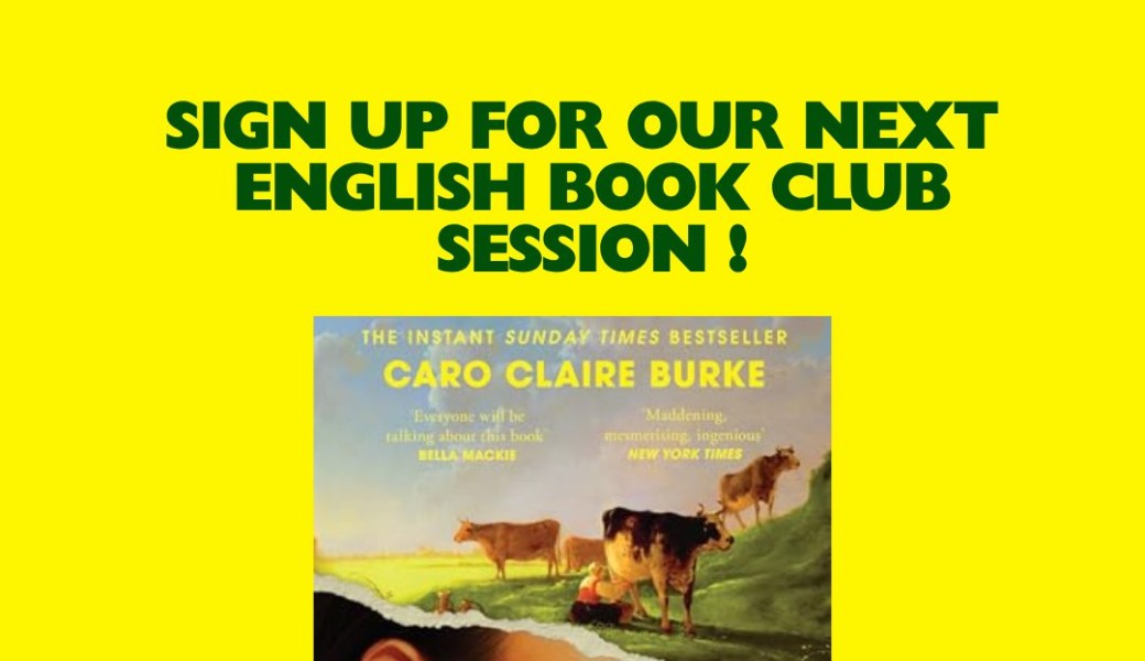THE BOOK CLUB PARIS - YESTERYEAR - ENGLISH SESSION