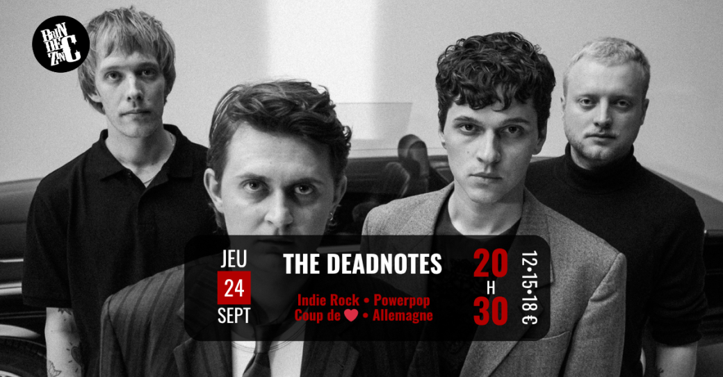 THE DEADNOTES (Indie Rock • Powerpop • Coup de ❤️ • Allemagne)