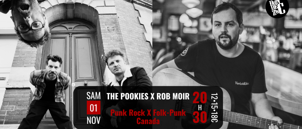 The pookies X Rob Moir (Punk-Rock X Folk-Punk • Canada)