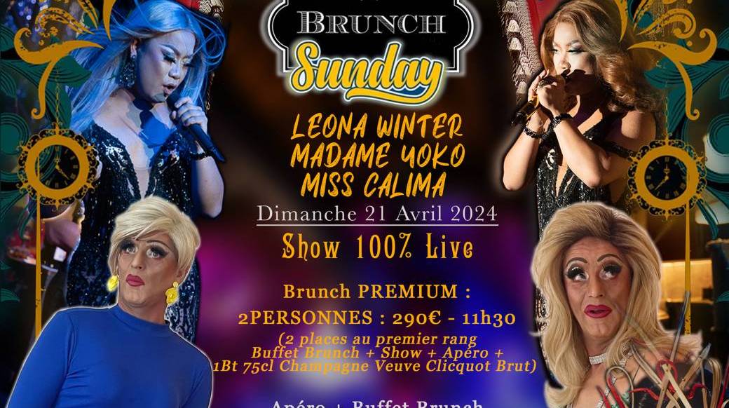 Léona Winter, Yoko  : The Sunday Barnum's Brunch Buffet Show - Léona Winter, Yoko and Calima