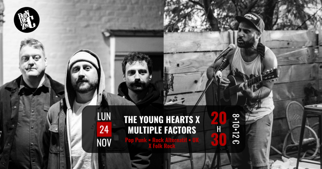 The Young Hearts x Multiple factors (Pop Punk • Rock Alternatif • UK • Folk Rock)