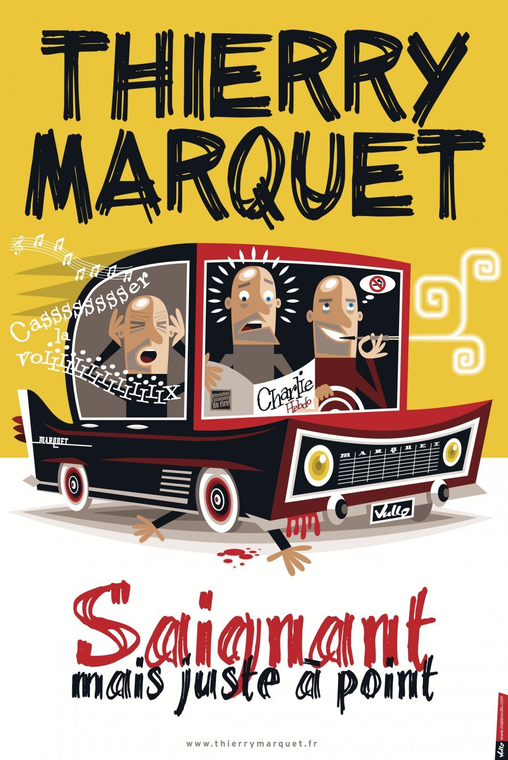 Thierry Marquet dans "Saignant mais juste à point"