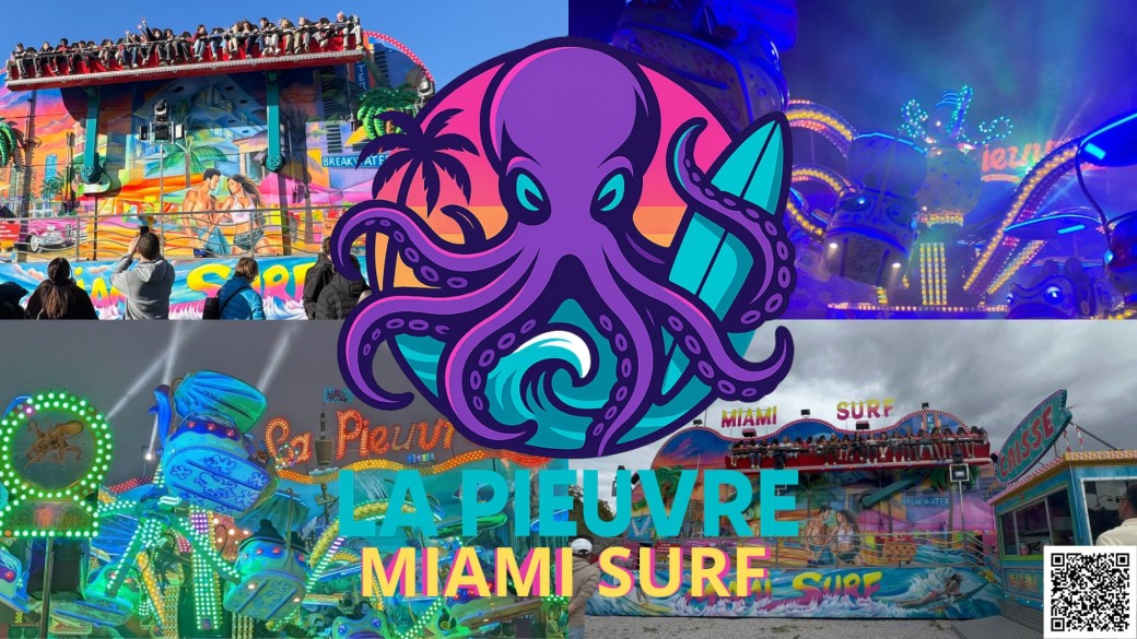 ticket spécial la pieuvre et miami surf 20 tour de manège 