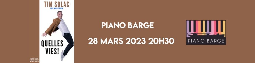 Tim Solac Piano Barge