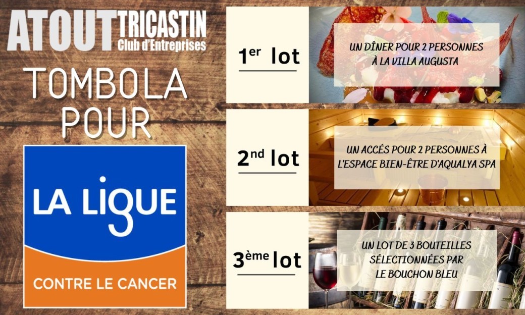 Tombola pour la Ligue contre le cancer 