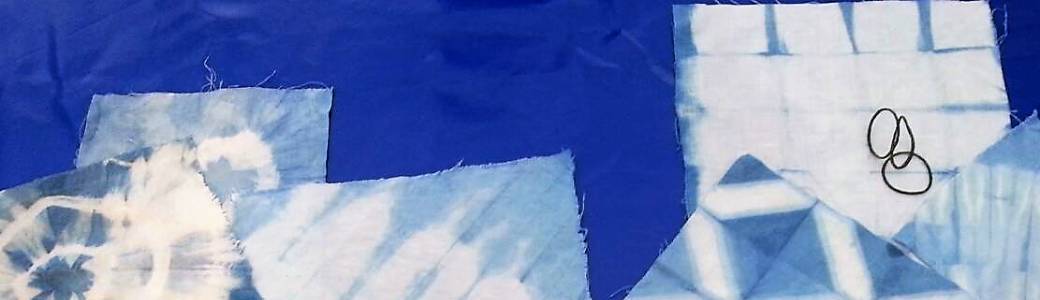 TEINDRE mon TOTE-BAG: INDIGO & SHIBORI