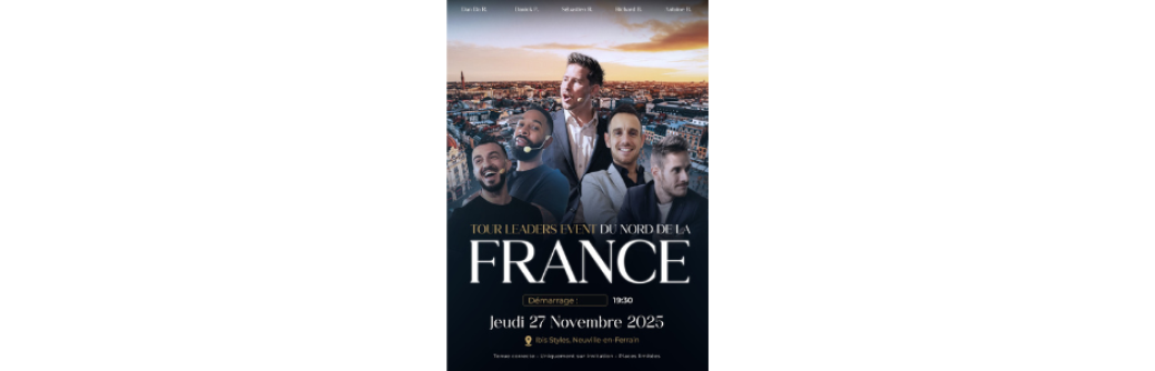 TOUR LEADERS EVENT – NORD DE LA FRANCE