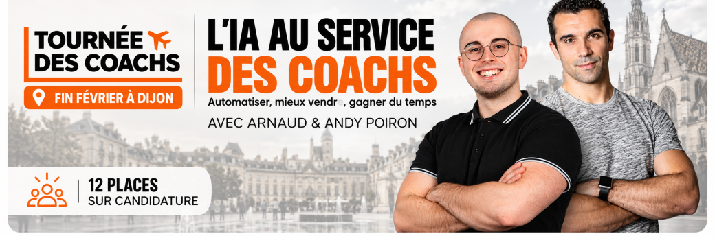  Tournée des Coachs avec Andy POIRON (billetterie non officielle)