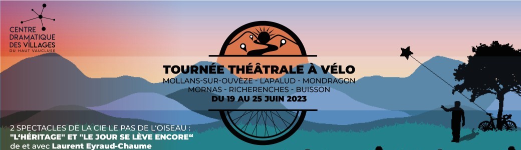 Tournée théâtrale à vélo