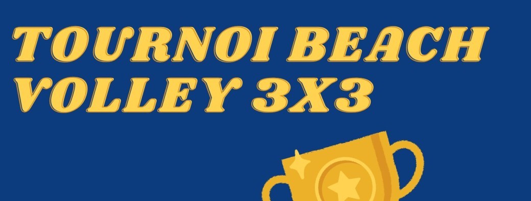 Tournoi de beach volley 3x3