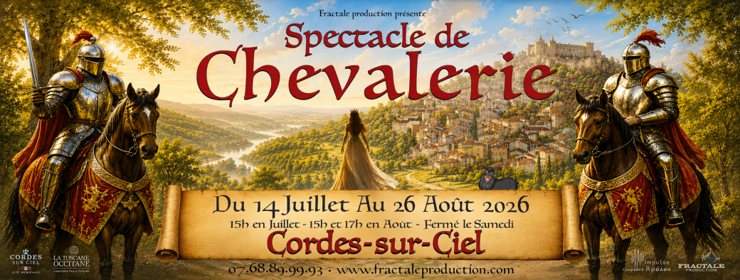 Spectacle de Chevalerie de Cordes-sur-Ciel 